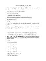 Tải Giải bài tập Hóa 10 nâng cao bài 6 - Lớp và phân lớp electron