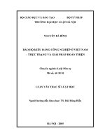 Bảo hộ kiểu dáng công nghiệp ở việt nam   thực trạng và giải pháp hoàn thiện  