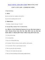 Tải Unit 2 lớp 9 Communication - Soạn Communication Unit 2 lớp 9 City Life đầy đủ nhất