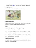 Tải Giải Tiếng việt lớp 5 VNEN: Bài 1B: Cảnh đẹp ngày mùa - Giải bài tập Tiếng việt lớp 5