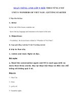 Tải Unit 5 lớp 9 Getting started - Tiếng Anh 9 Unit 5 Wonders of Viet Nam | Giải bài tập SGK tiếng Anh 9 mới Unit 5 Getting started