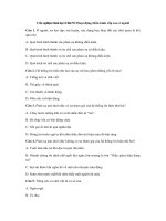 Tải Trắc nghiệm Sinh học 8 Bài 53: Hoạt động thần kinh cấp cao ở người - Trắc nghiệm Sinh học 8 Bài 53 có đáp án