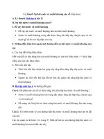 Tải Lý thuyết Sinh học lớp 6 bài 11 (tiếp theo) - Sự hút nước và muối khoáng của rễ