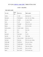 Tải Từ vựng Unit 7 lớp 7 Traffic - Tiếng Anh 7 Unit 7 Traffic| Từ vựng Unit 7 SGK tiếng Anh 7 mới