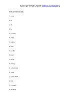 03 - Ôn tập tiếng Anh lớp 4 giữa học kì 2 có đáp án