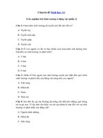 Tải Trắc nghiệm bài Sinh trưởng ở động vật (phần 2) - Để học tốt môn Sinh học lớp 11