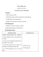 Tải Giáo án Tiếng Việt 4 tuần 13: Luyện từ và câu - Câu hỏi và dấu chấm hỏi - Giáo án Luyện từ và câu lớp 4