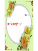 Toán 3 - Tuần 12: Luyện tập