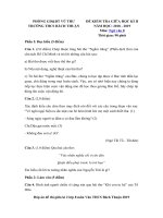 Tải Đề thi giữa học kì 2 lớp 8 môn Ngữ văn trường THCS Bách Thuận, Vũ Thư năm học 2018 - 2019 - Đề kiểm tra giữa HK 2 môn Văn lớp 8 có đáp án