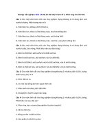 Tải Trắc nghiệm Hóa học 10 bài 20: Bài thực hành số 1: Phản ứng oxi hóa khử - Trắc nghiệm Hóa học 10 bài 20 có đáp án