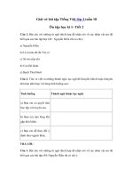 Tải Giải vở bài tập Tiếng Việt lớp 4 tuần 18: Ôn tập học kì 1 - Tiết 2 - Giải sách bài tập Tiếng Việt 4 tập 1