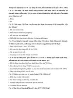 Tải Bài tập trắc nghiệm lịch sử 9: Xây dựng đất nước, đấu tranh bảo vệ tổ quốc (1976 - 1985) - Câu hỏi trắc nghiệm Lịch sử 9 - Bài 32 có đáp án