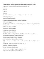 Tải Trắc nghiệm Lịch sử lớp 8 bài 18 - Nước Mĩ giữa hai cuộc chiến tranh thế giới (1918 - 1939)