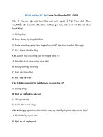 Tải Đề thi cuối học kì 2 lớp 3 môn Đạo Đức năm 2019 - 2020 - Đề kiểm tra Đạo Đức lớp 3 học kì 2 có đáp án