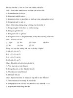 Tải Trắc nghiệm Sinh học lớp 11 bài 16 - Sinh học 11 bài 16: Tiêu hoá ở động vật (tiếp)