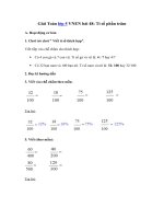 Tải Giải Toán lớp 5 VNEN bài 48: Tỉ số phần trăm - Giải bài tập Toán lớp 5