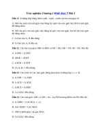 Tải Trắc nghiệm Trường hợp bằng nhau thứ nhất của tam giác: cạnh - cạnh - cạnh - Trắc nghiệm Hình học 7 có đáp án