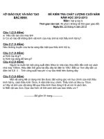 Download Đề kiểm tra cuối năm môn vật lý 9