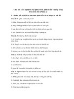 Tải Câu hỏi trắc nghiệm: Sự phát sinh, phát triển của sự sống trên trái đất (Phần 2) - Để học tốt môn Sinh học lớp 12