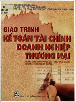 Giáo trình kế toán tài chính doanh nghiệp thương mại  dùng cho SV đh, cđ chuyên ngành kế toán  trần thị hồng mai (chủ biên) và các tác giả khác 