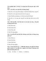 Tải Trắc nghiệm Địa Lý 10 bài 3: Sử dụng bản đồ trong học tập và đời sống - Câu hỏi trắc nghiệm Địa Lý 10 bài 3 có đáp án