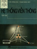 Hệ thống viễn thông  tập 2  thái hồng nhị, phạm minh việt (XB năm 2003)  