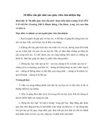 Tải 20 điều cần ghi nhớ của giáo viên chủ nhiệm lớp - Kinh nghiệm làm công tác chủ nhiệm lớp