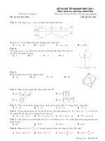 Đề thi thử Toán TN THPT 2021 lần 1 trường Nguyễn Thị Minh Khai - Hà Nội - TOANMATH.com