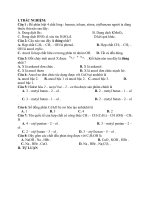 Download Đề kiểm tra HKI hóa học 11- đề số 1