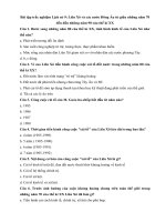 Tải Bài tập trắc nghiệm Lịch sử 9: Liên Xô và các nước Đông Âu từ giữa những năm 70 đến đầu những năm 90 của thế kỉ XX - Câu hỏi trắc nghiệm Lịch sử 9 - Bài 2 có đáp án