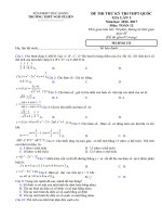 Tải Bộ đề thi thử THPT Quốc gia năm 2017 môn Toán - Số 2 - Đề thi thử đại học môn Toán trắc nghiệm 2017 có đáp án