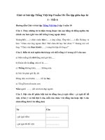 Tải Giải vở bài tập Tiếng Việt lớp 5 tuần 10: Ôn tập giữa học kì 1 - Tiết 6 - Giải vở bài tập Tiếng Việt 5 tập 1