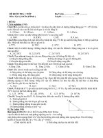 Download Đề kiểm tra 1 tiết vật lý 10 chọn lọc