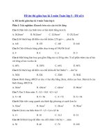 Tải Đề ôn thi giữa học kì 2 môn Toán lớp 5 - Đề 6 - Đề kiểm tra giữa kì 2 lớp 5 môn Toán