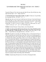 Tạp chí Khoa học Công nghệ Việt Nam số 3 năm 2017