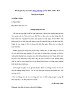 Tải Đề thi giữa học kì 2 môn Tiếng Việt lớp 3 năm 2019 - 2020 - Đề 6 - Đề kiểm tra giữa kì 2 môn Tiếng Việt lớp 3 có đáp án