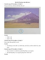 Tải Giải bài tập SGK môn Tự nhiên xã hội 3 bài 68: Bề mặt lục địa (Tiếp theo) - Hướng dẫn giải bài tập môn Tự nhiên và xã hội lớp 3