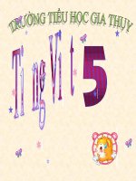 Bài giảng điện tử Tiếng Việt-  tuần 10: Ôn tập tiết 3- 5A4