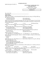 Download Đề KT HK 2 Hóa học 11