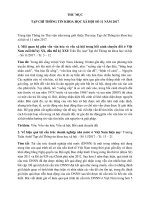 Tạp chí Thông tin Khoa học xã hội số 11 năm 2017