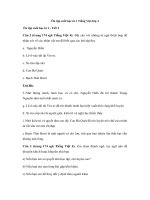 Tải Ôn tập cuối học kì 1 Tiếng Việt 4: Tiết 2 - Giải bài tập SGK Tiếng Việt 4 tập 1