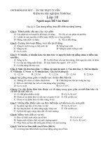 Download Kiểm tra trắc nghiệm: Sinh học