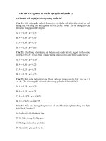 Tải Câu hỏi trắc nghiệm: Di truyền học quần thể (Phần 2) - Để học tốt môn Sinh học lớp 12