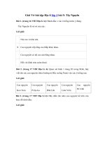 Tải Giải Vở bài tập Địa lí 4 bài 5: Tây Nguyên - Giải sách bài tập Địa lí lớp 4 tập 1