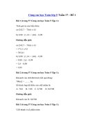 Tải Giải bài tập Cùng em học Toán lớp 5 Tuần 17 - Đề 1 - Giải sách Cùng em học Toán lớp 5 tập 1