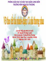 Lĩnh vực âm nhạc: Cả nhà thương nhau- MGN (4-5 tuổi)