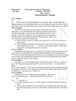 Download Đề thi HSG huyện Lục Nam môn vật lý 8