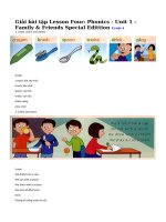 Tải Giải bài tập Family and Friends lớp 4 Unit 1: Lesson four - Giải bài tập Tiếng Anh lớp 4 Unit 1: They're from Australia!