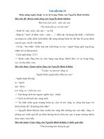 Tải Biện pháp nghệ thuật và tu từ trong Nhàn của Nguyễn Bỉnh Khiêm - Bài văn mẫu lớp 10