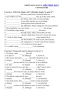 Tải Phiếu bài tập ôn ở nhà môn Tiếng Anh lớp 7 - số 5 - Bài tập nghỉ ở nhà môn Tiếng Anh 7